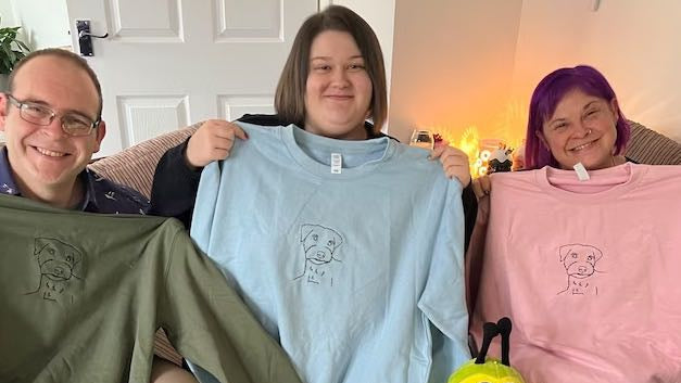 Embroidered Custom Line Art Hoodies and Sweatshirts - Twin Flame Custom