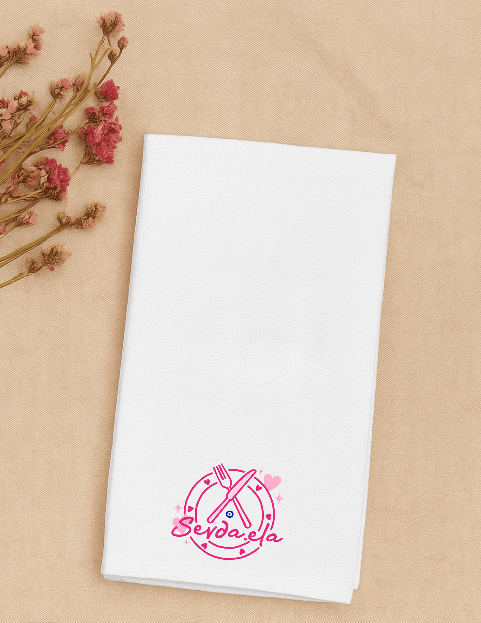 Sevy Ela Tea Towel - Twin Flame Custom