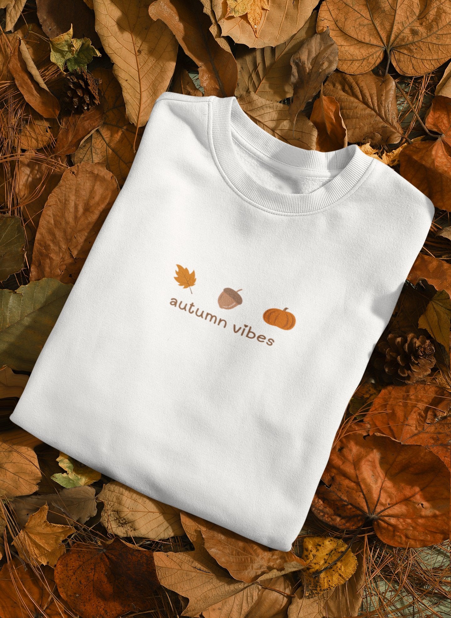 Autumn Vibes Sweatshirt (printed) - Twin Flame Custom