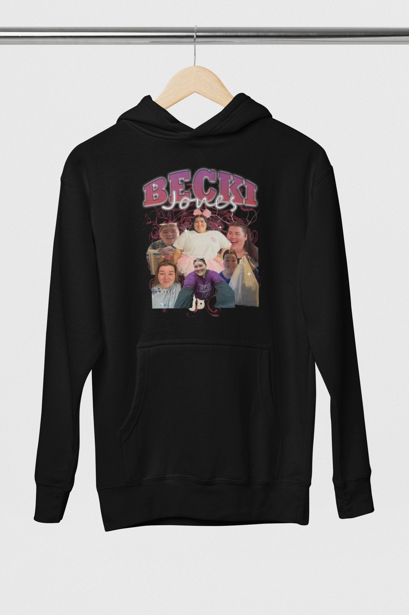 Becki Jones 90s Vintage Rap Hoodie - Twin Flame Custom