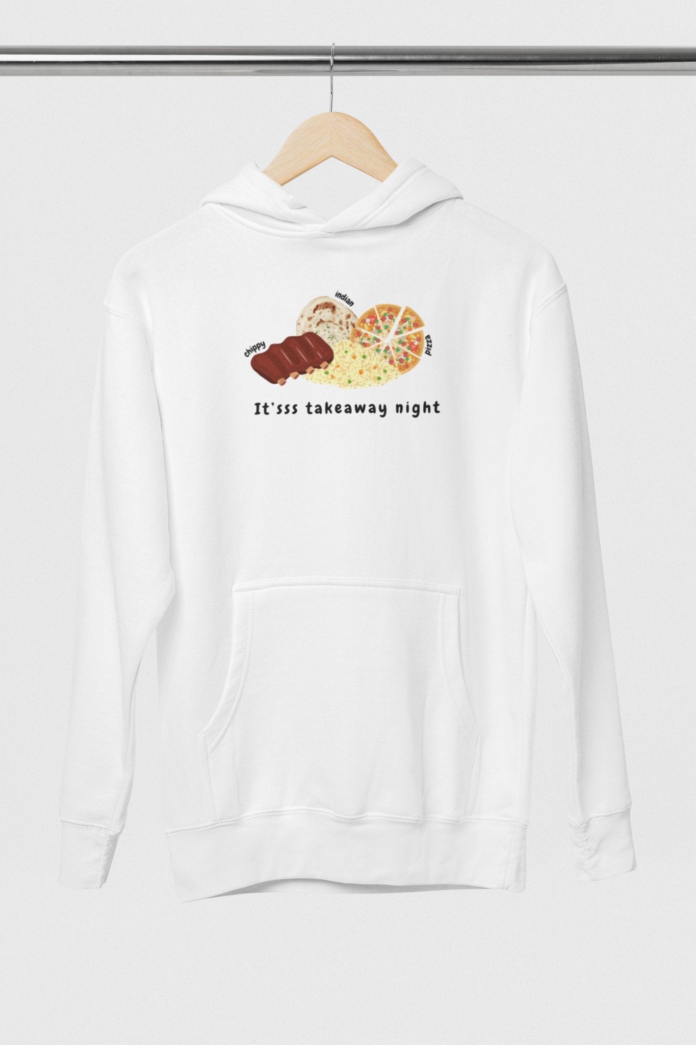 Becki Jones It's Takeaway Night Hoodie - Twin Flame Custom