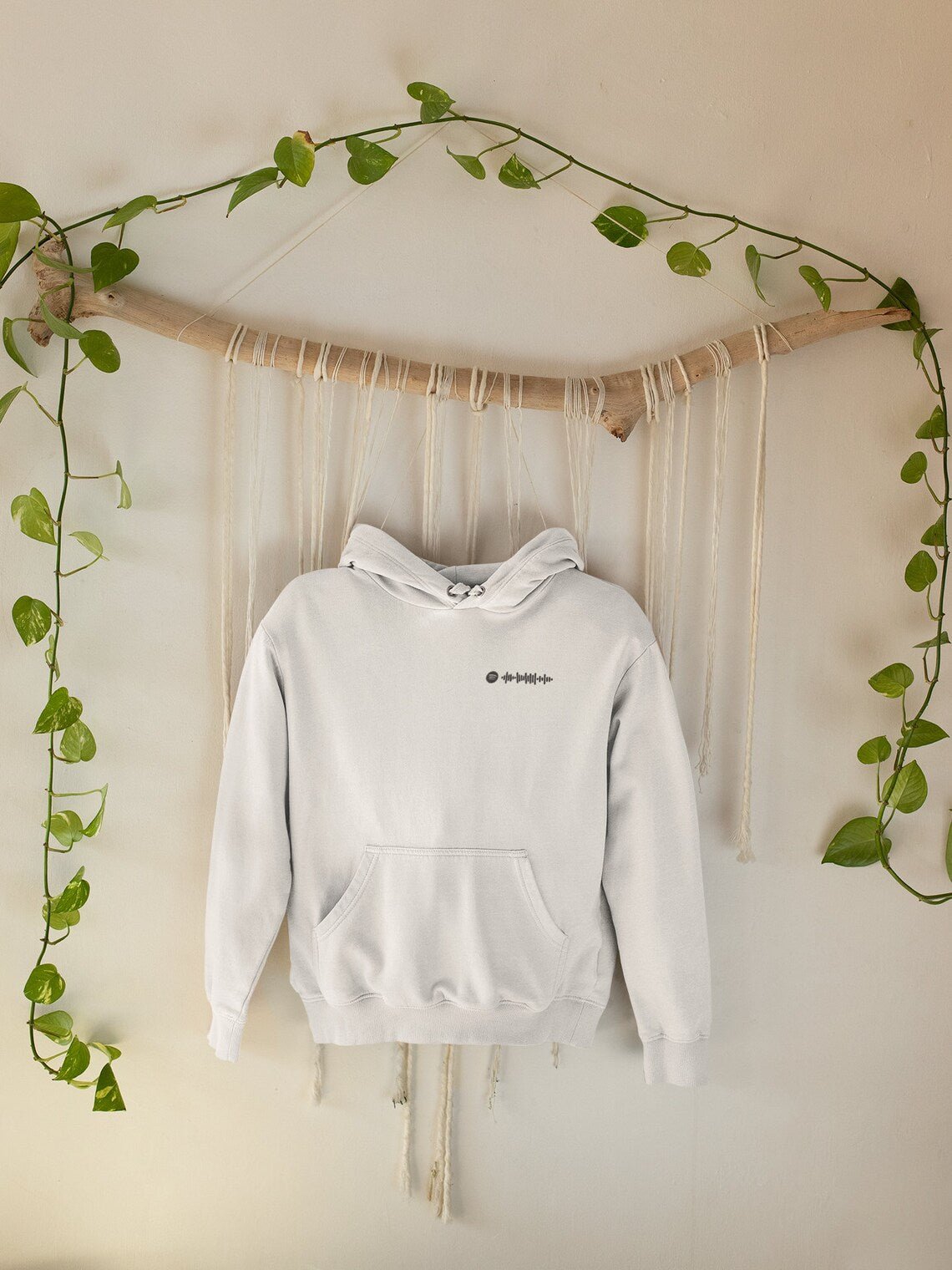 Embroidered Spotify Song Hoodie - Twin Flame Custom