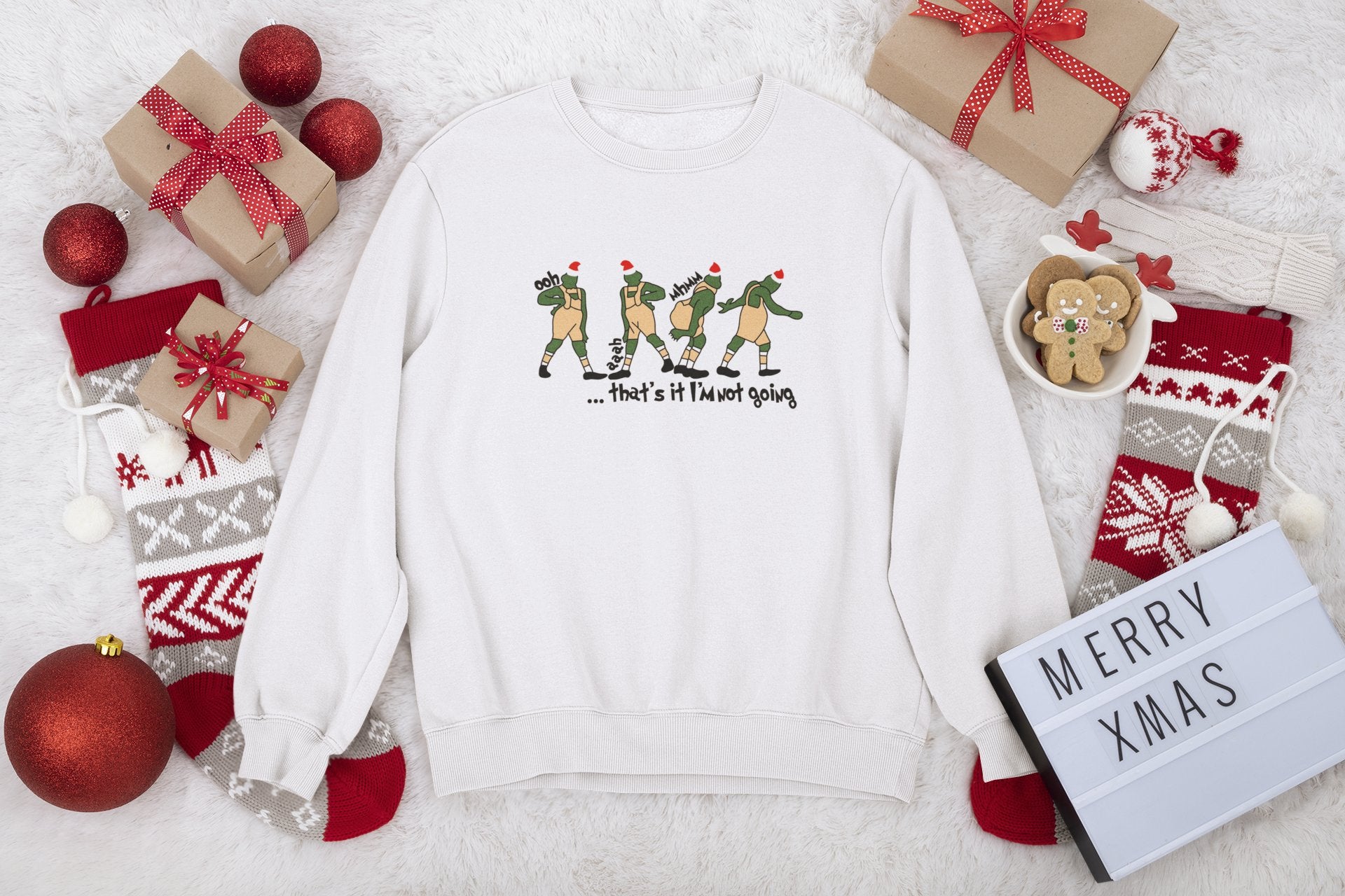 Grinch Thats It Im Not Going Hoodie - Twin Flame Custom