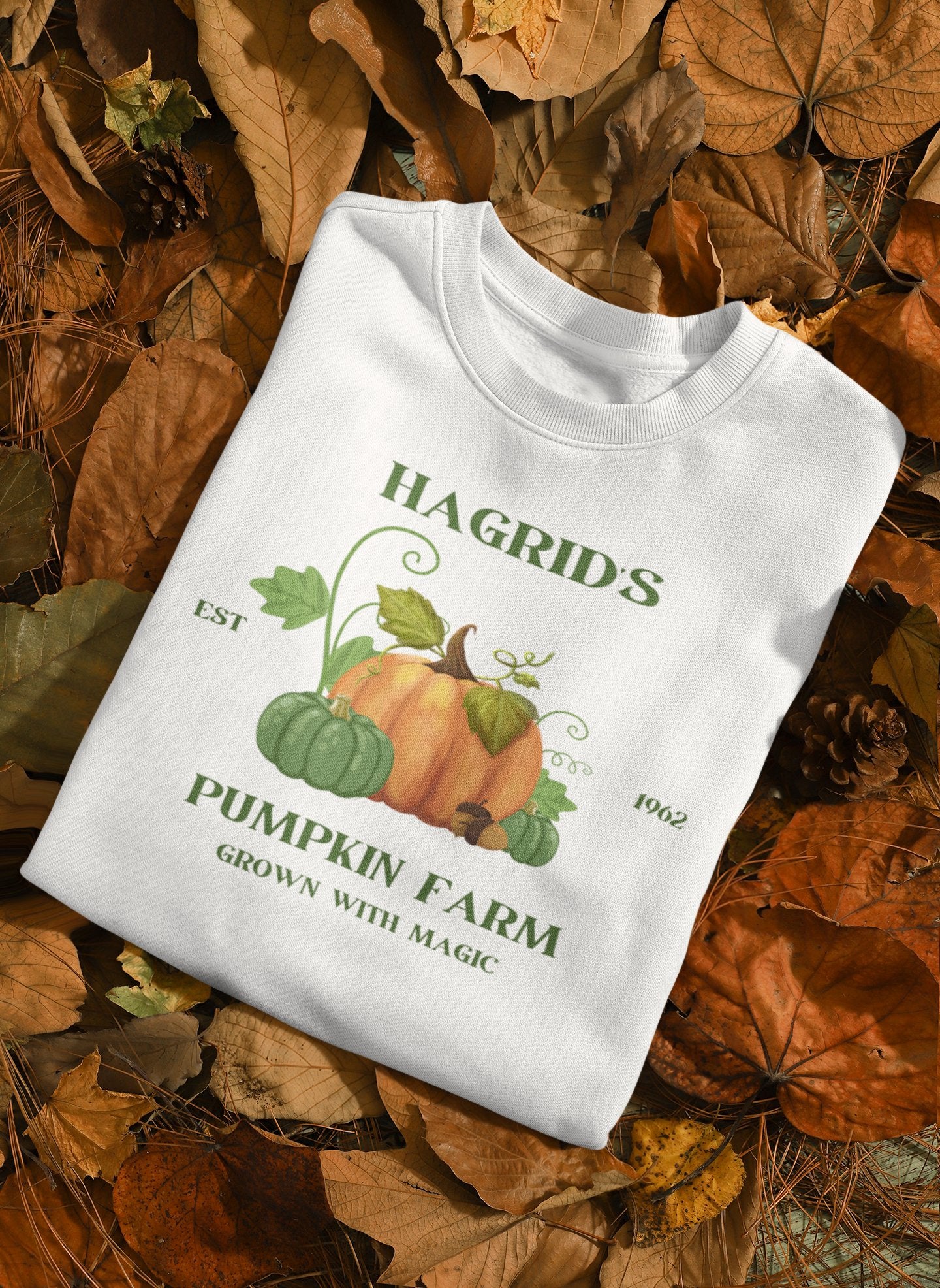 Hagrids Pumpkin Patch Sweatshirt - Twin Flame Custom