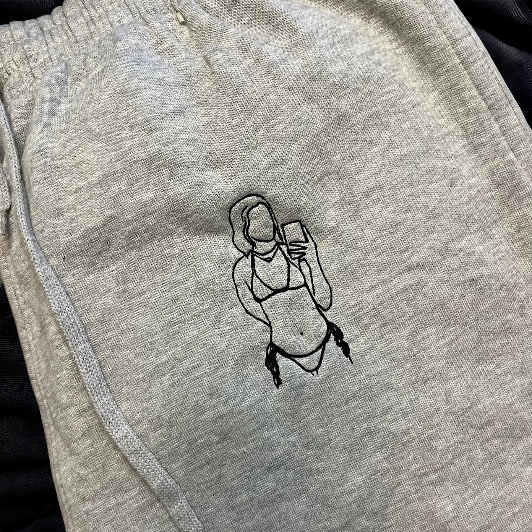 Line Art Joggers - Twin Flame Custom