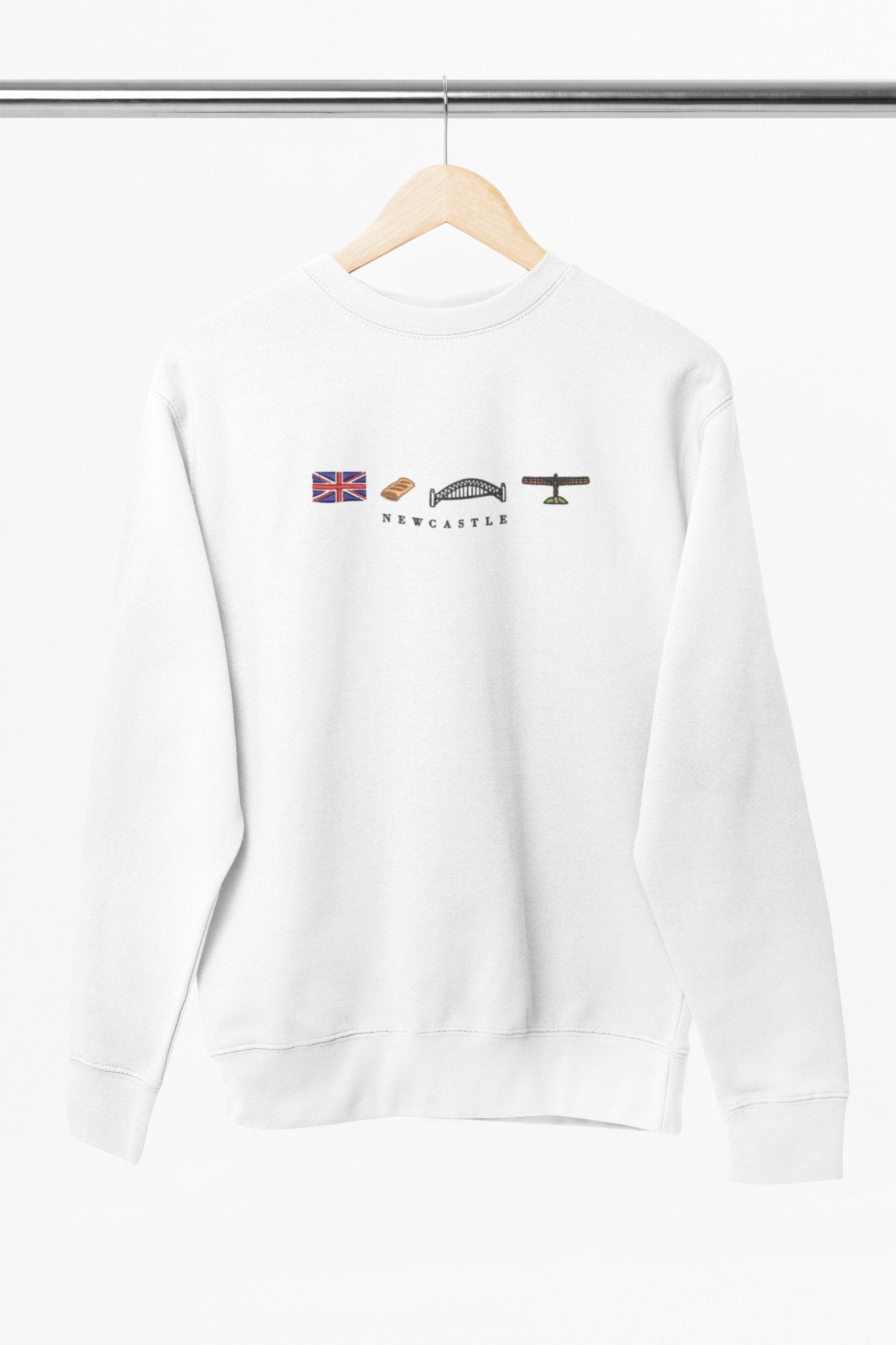 Newcastle Location Sweatshirt - Twin Flame Custom