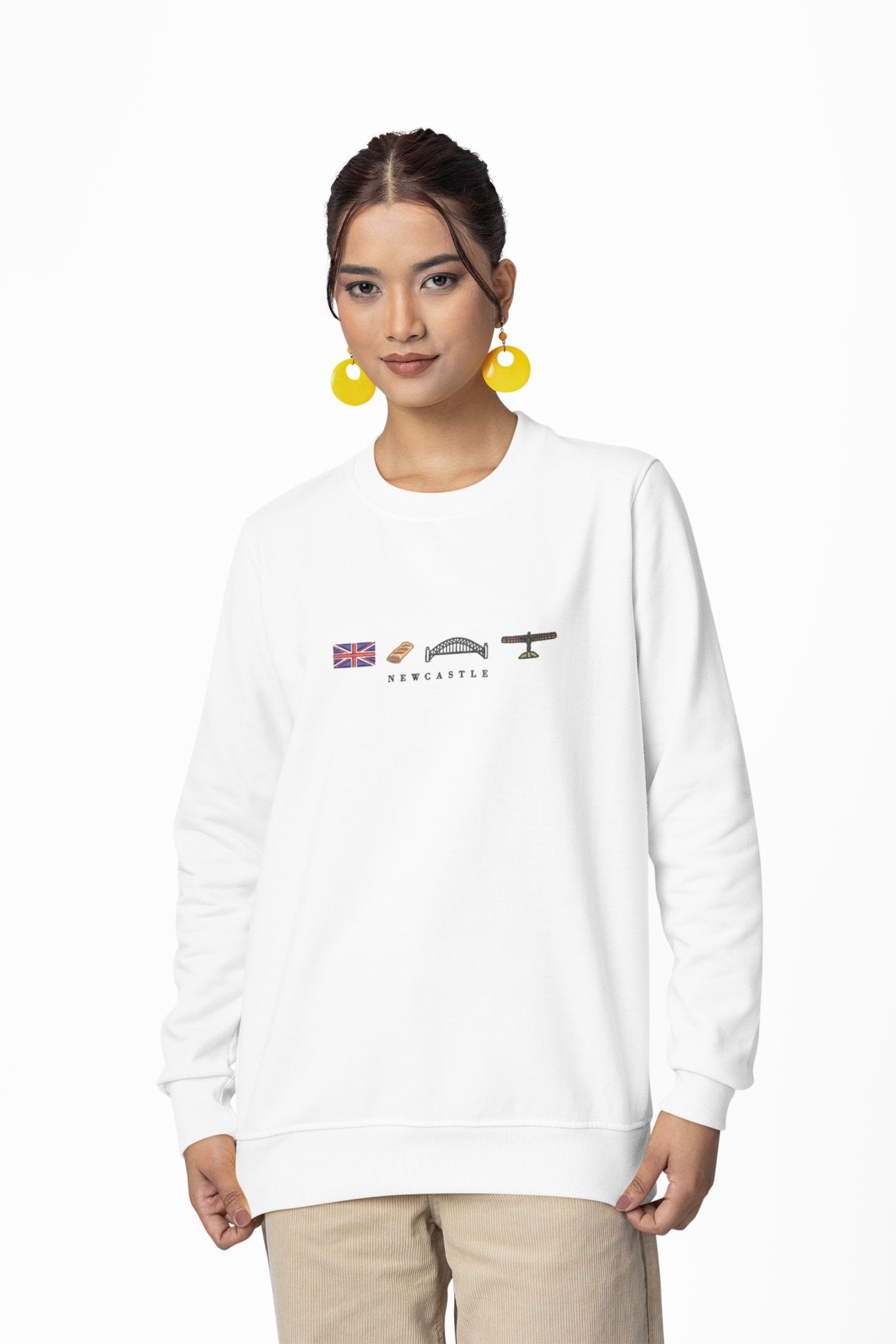 Newcastle Location Sweatshirt - Twin Flame Custom