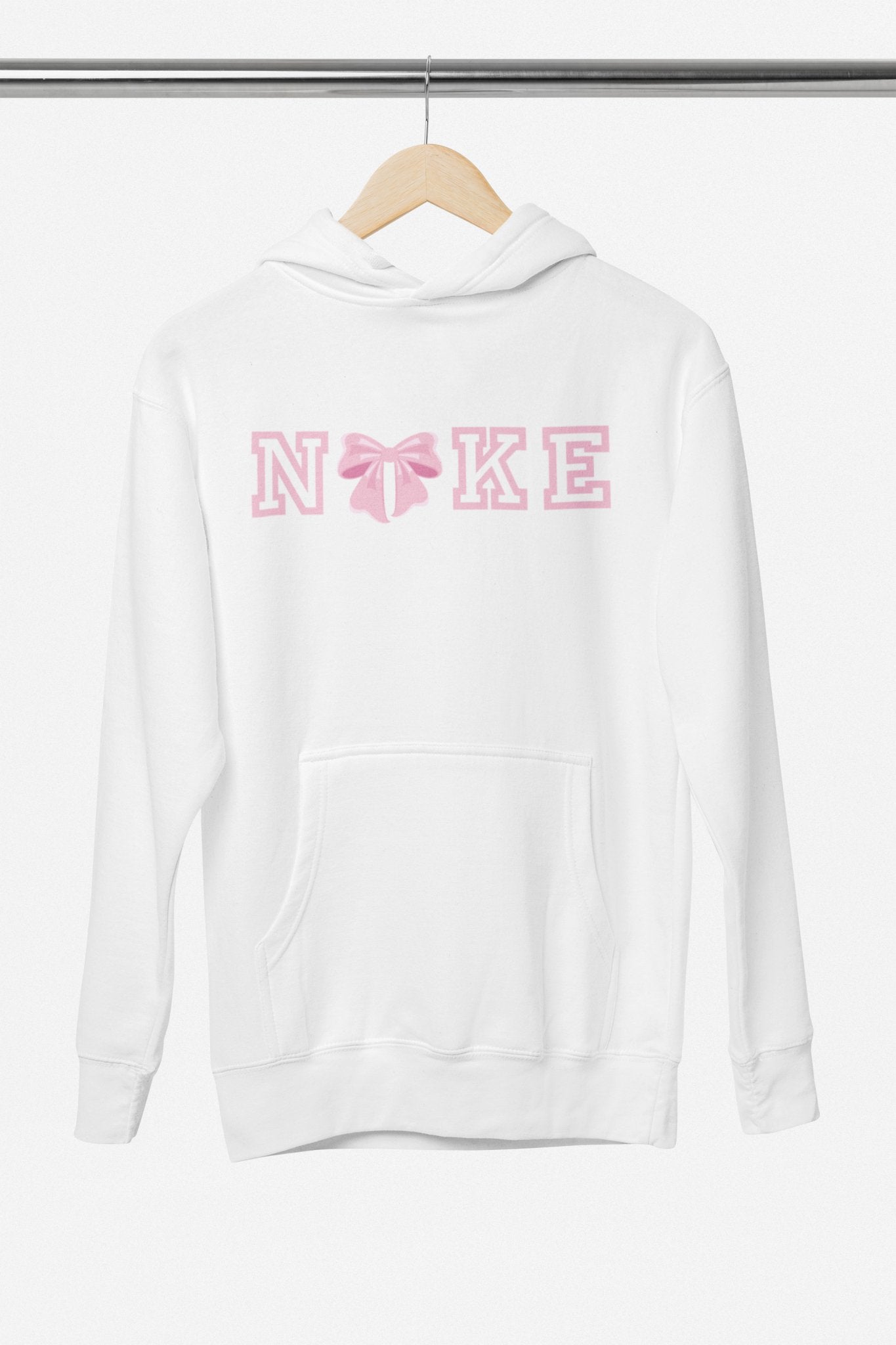 Pink Bow Hoodie - Twin Flame Custom