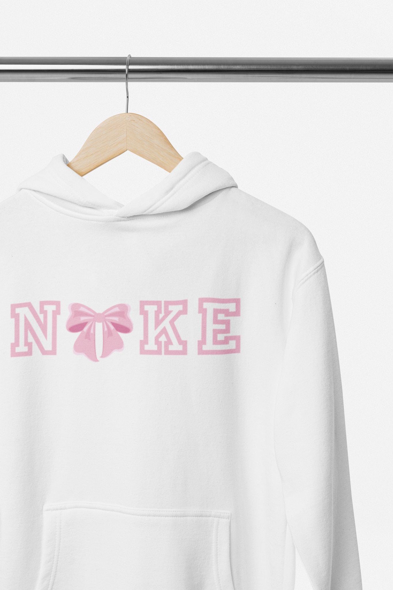 Pink Bow Hoodie - Twin Flame Custom