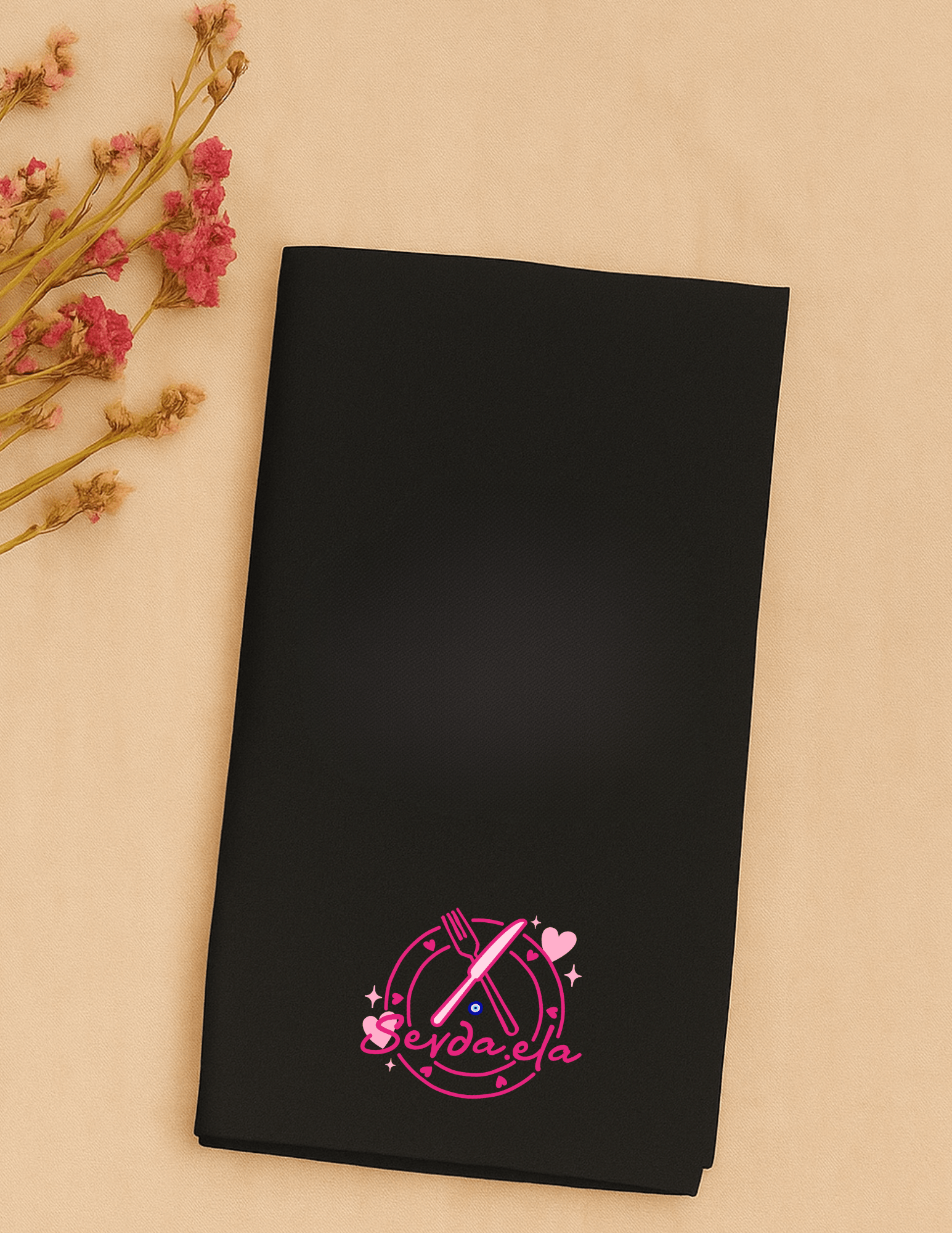 Sevy Ela Tea Towel - Twin Flame Custom