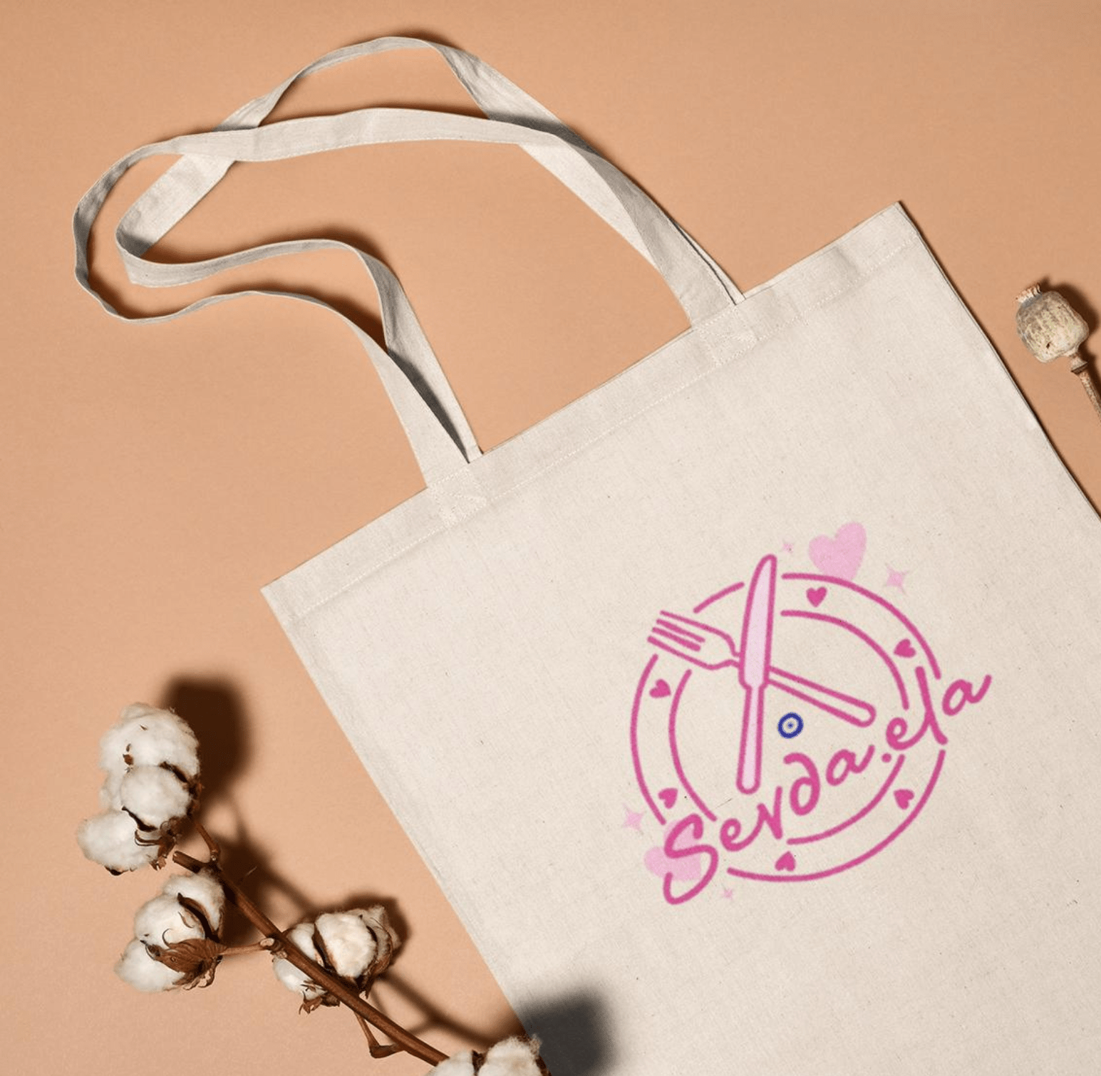 Sevy Ela Tote Bag - Twin Flame Custom