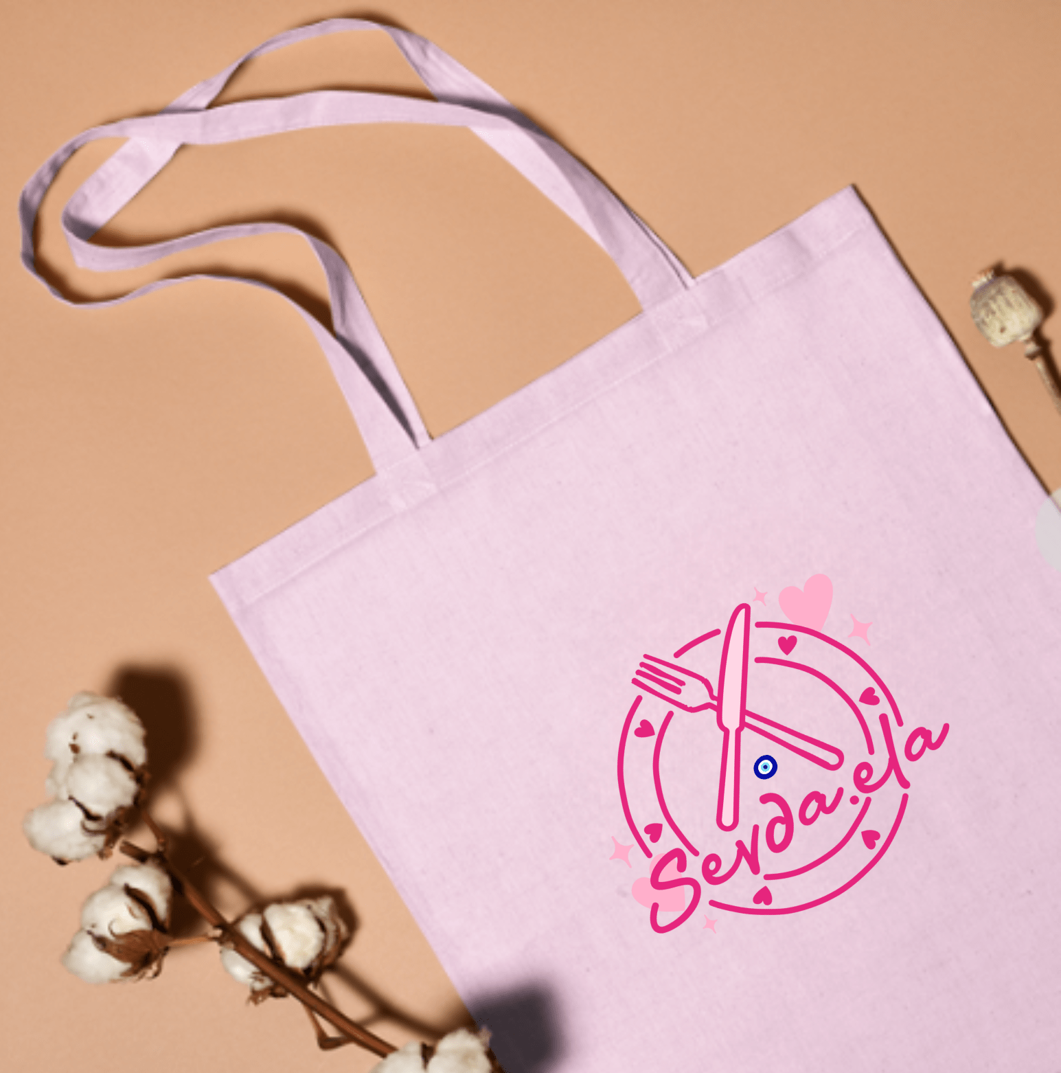 Sevy Ela Tote Bag - Twin Flame Custom